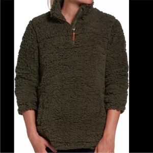 Alpine Design Dark Green Teddy Jacket
